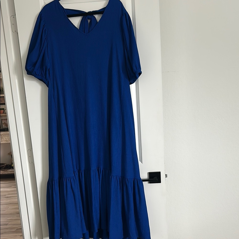 Gibson Latimer Blue Midi Dress